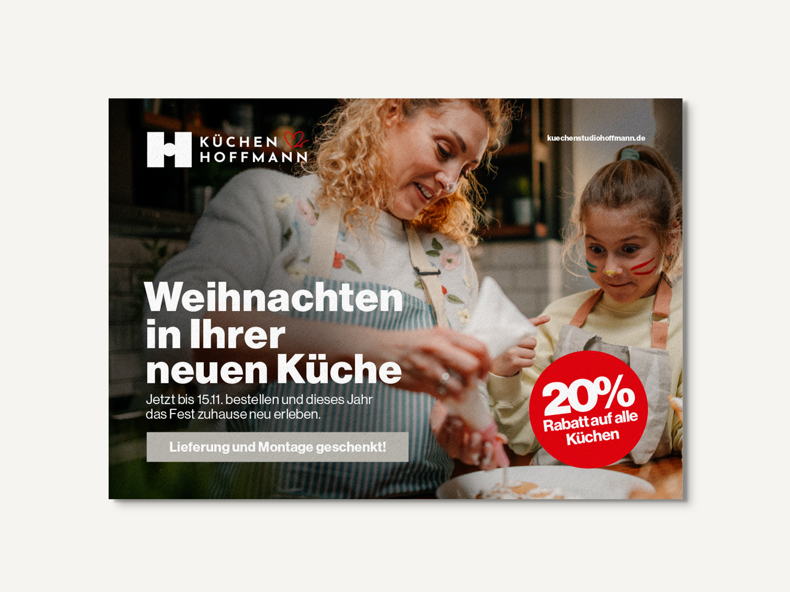 Weihnachtsanzeige Küchen Hoffmann